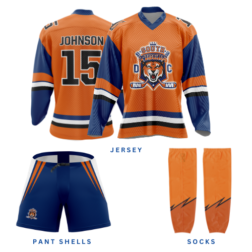 Hockey Jersey, Belted Pant Shell, and Socks Package