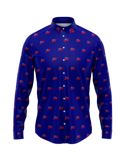 Men's Long Sleeve Button-Up Shirt