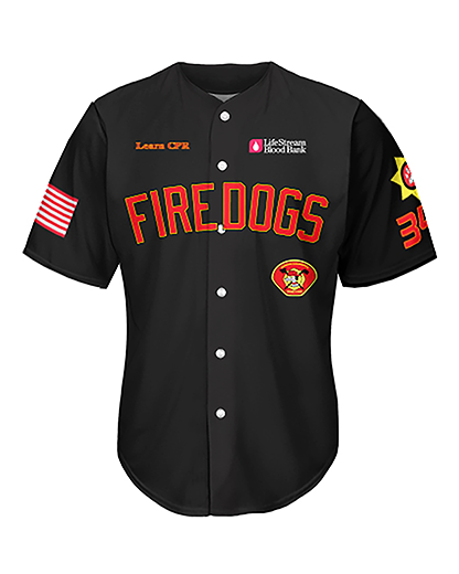 Full Button Baseball Jersey