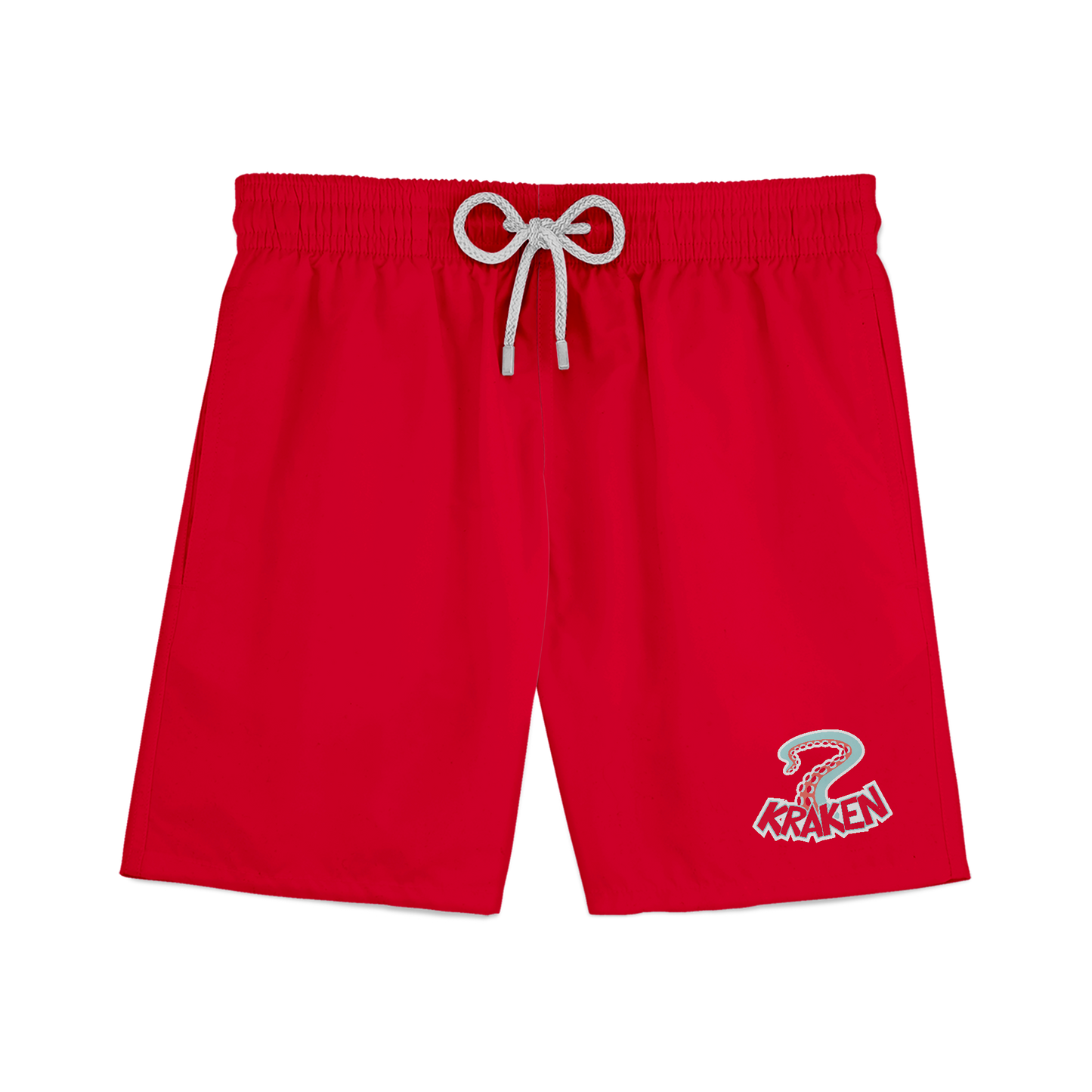 Kraken Athletic Shorts - Red