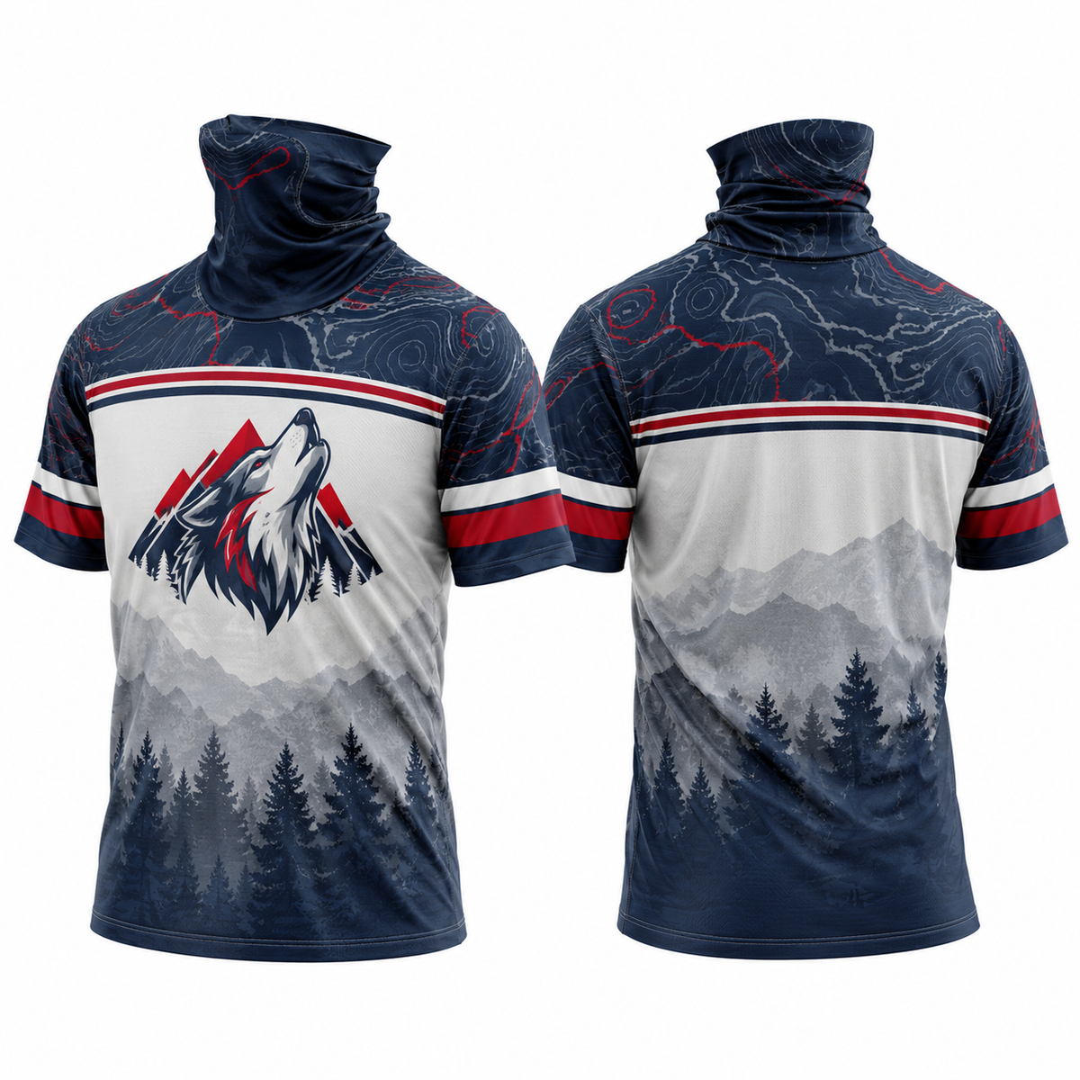 Men's Gaiter Short Sleeve T-Shirt — Mountain Wolf