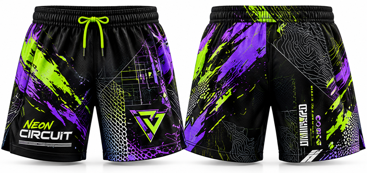 Flag Football Elastic Waist Shorts 3