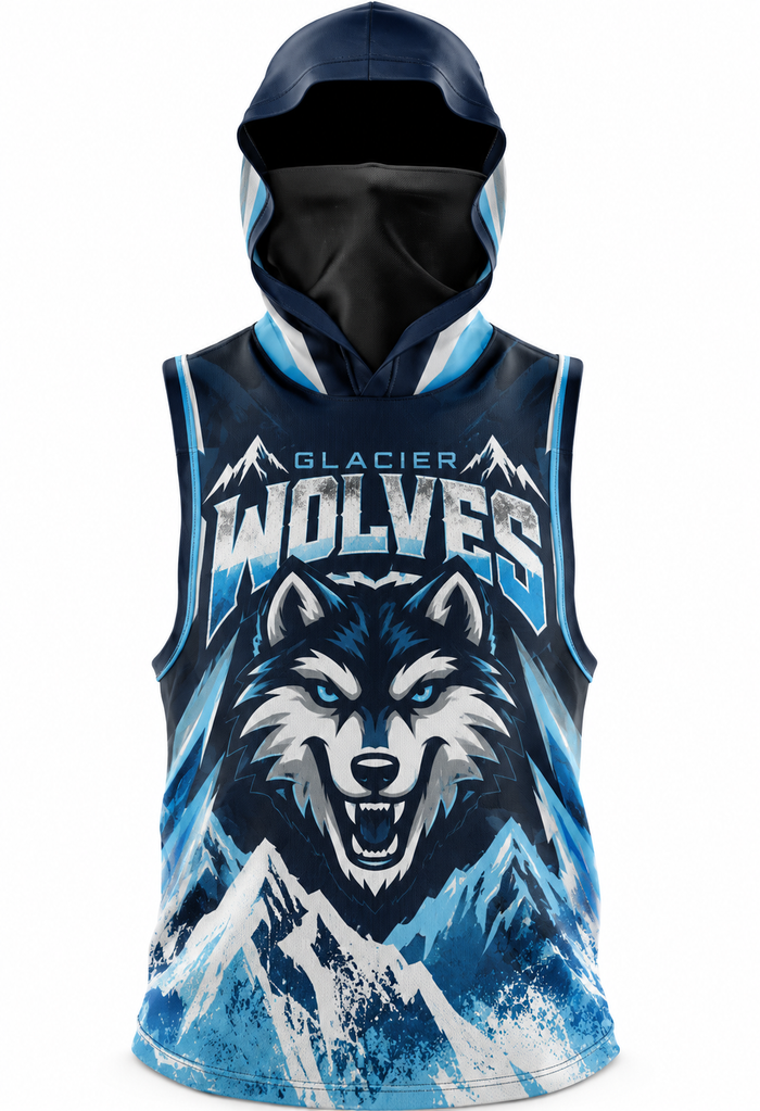 Men's Sleeveless Gaiter Hoodie