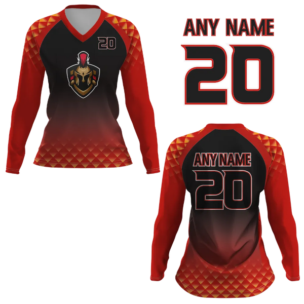 Customizable Long-sleeve Volleyball Jersey - Customer's Product with price 51.00 ID KGU8Fzb9hOMKBpHScJMf3aOJ
