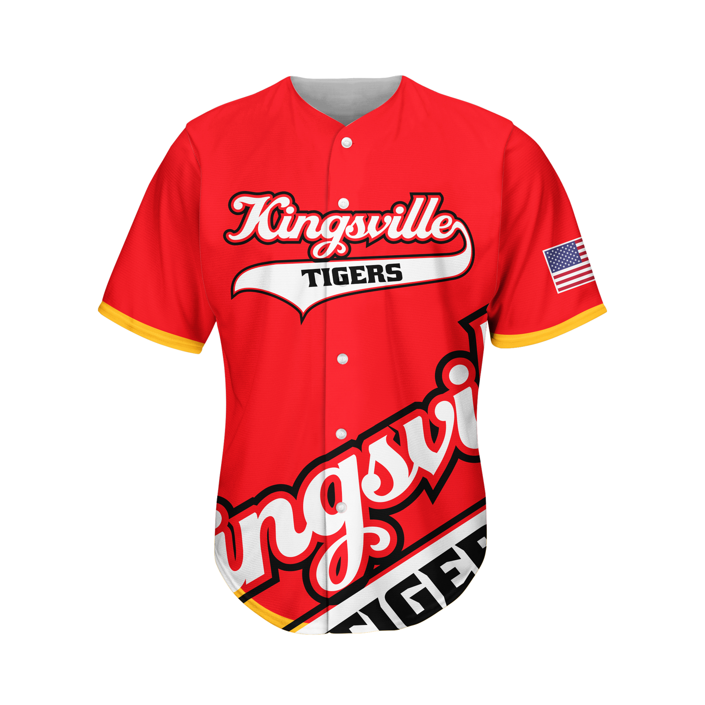 Full Button Baseball Jersey