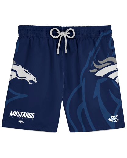 Mustangs Ghosted printed all over in HD on premium fabric. Handmade in California.