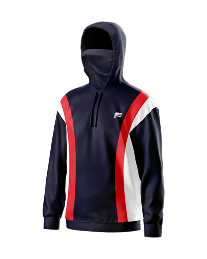 LEADER Gaiter Hoodie Patriot Sports  Hoodie  On Actual View