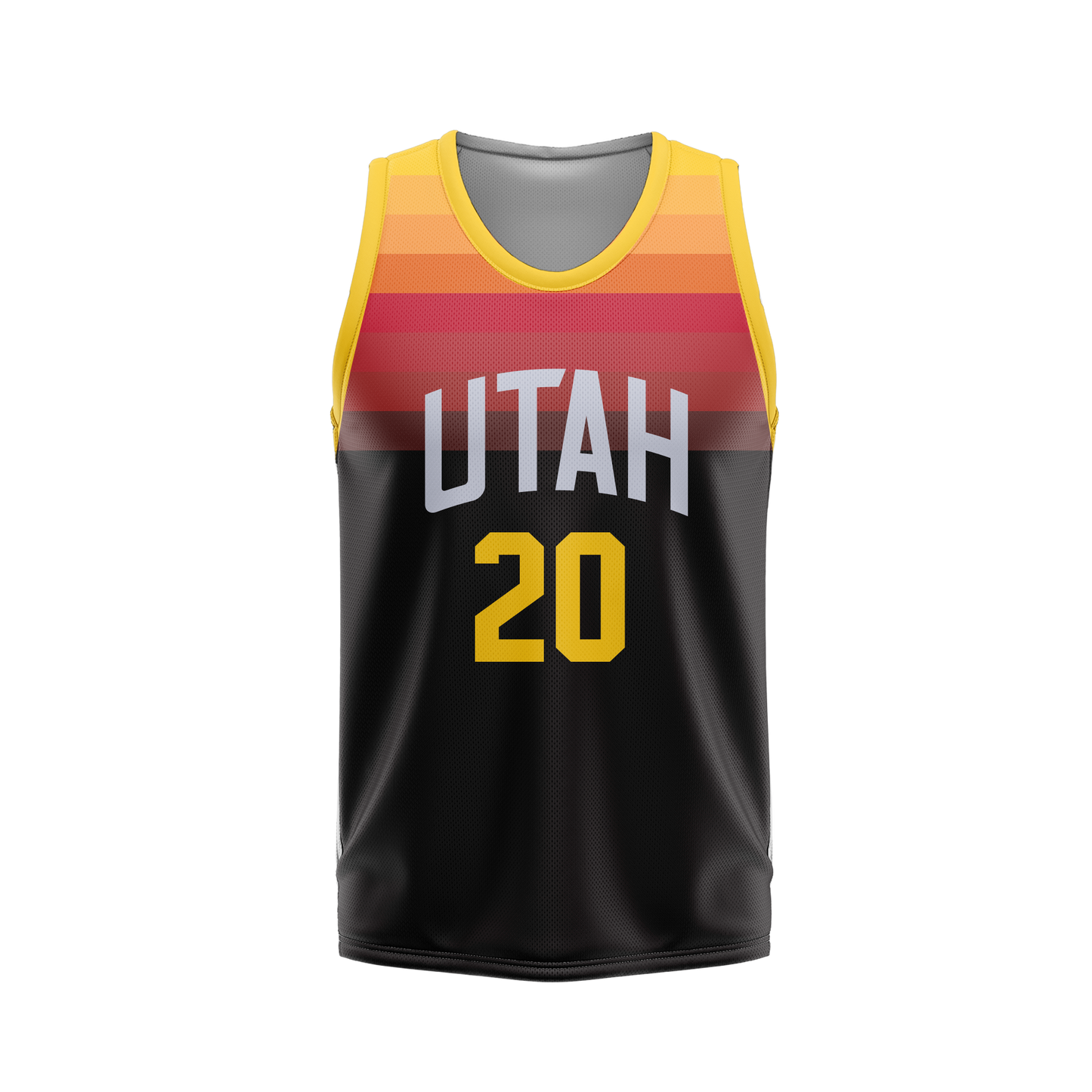 Sleeveless Crewneck Basketball Jersey