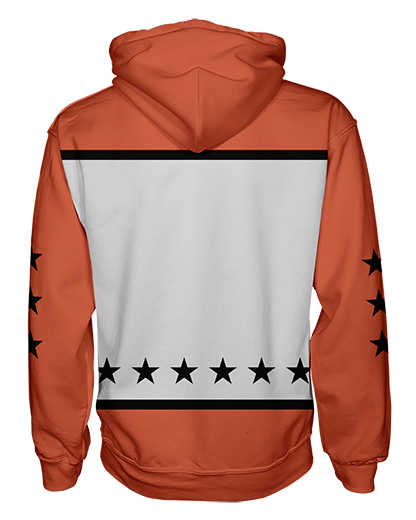 Zams white Pullover Hoodie Patriot Sports Back View .