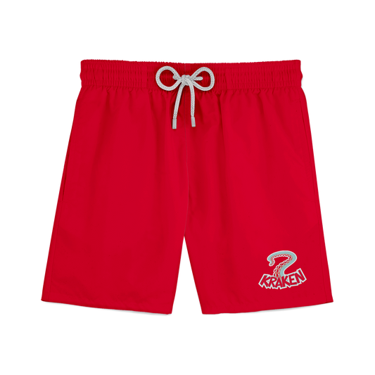 Kraken Athletic Shorts - Red
