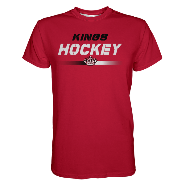 East Coast Kings Stencil Red T-Shirt