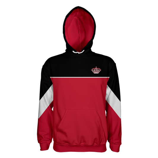 East Coast Kings Color Block Red Hoodie