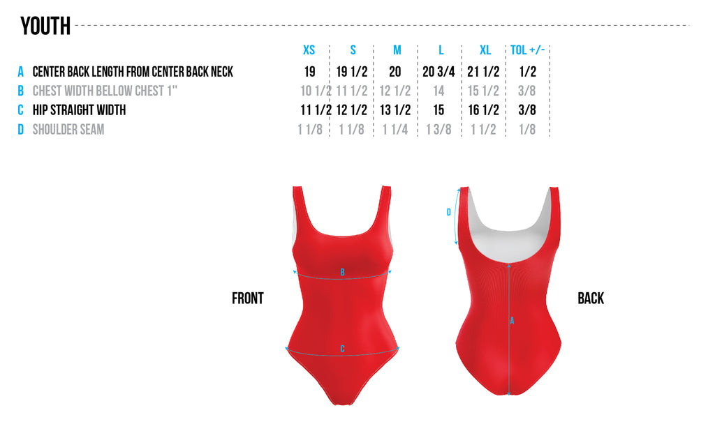 Youth Size Chart