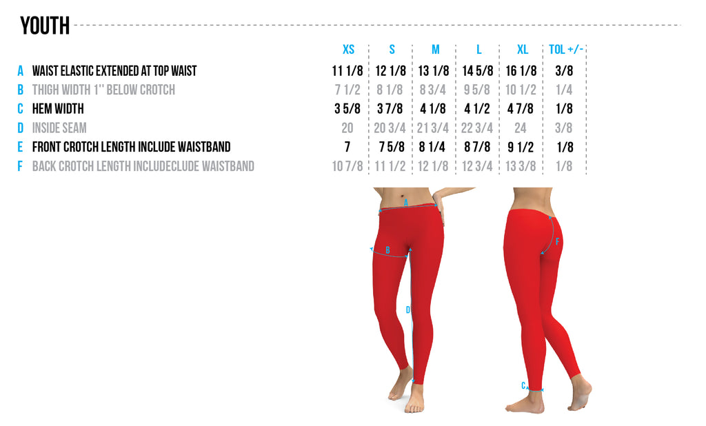 Youth Size Chart