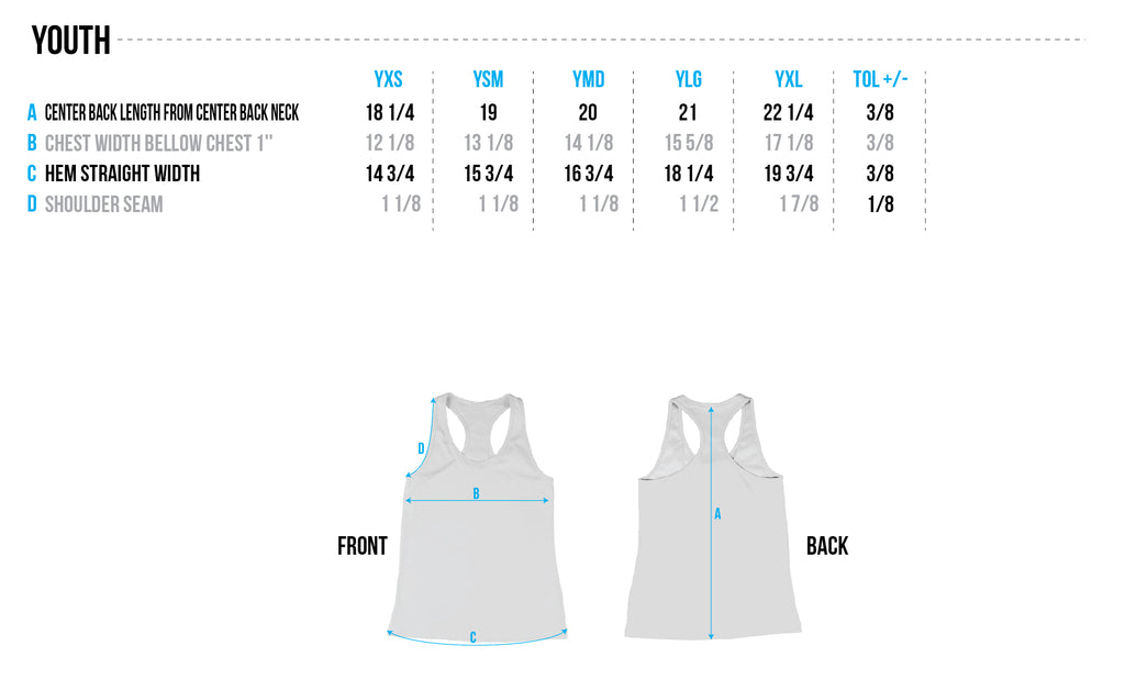 Youth Size Chart