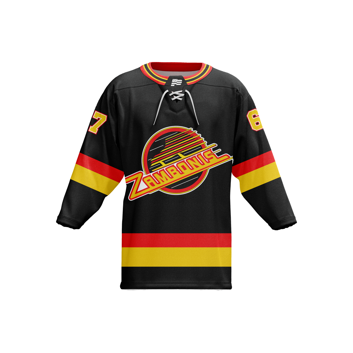 Hockey Pro Lace-Neck Hockey Jersey