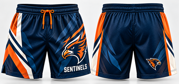 Flag Football Elastic Waist Shorts