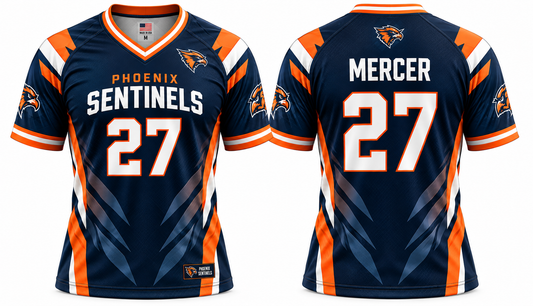 Flag Football V-Neck Jersey 1