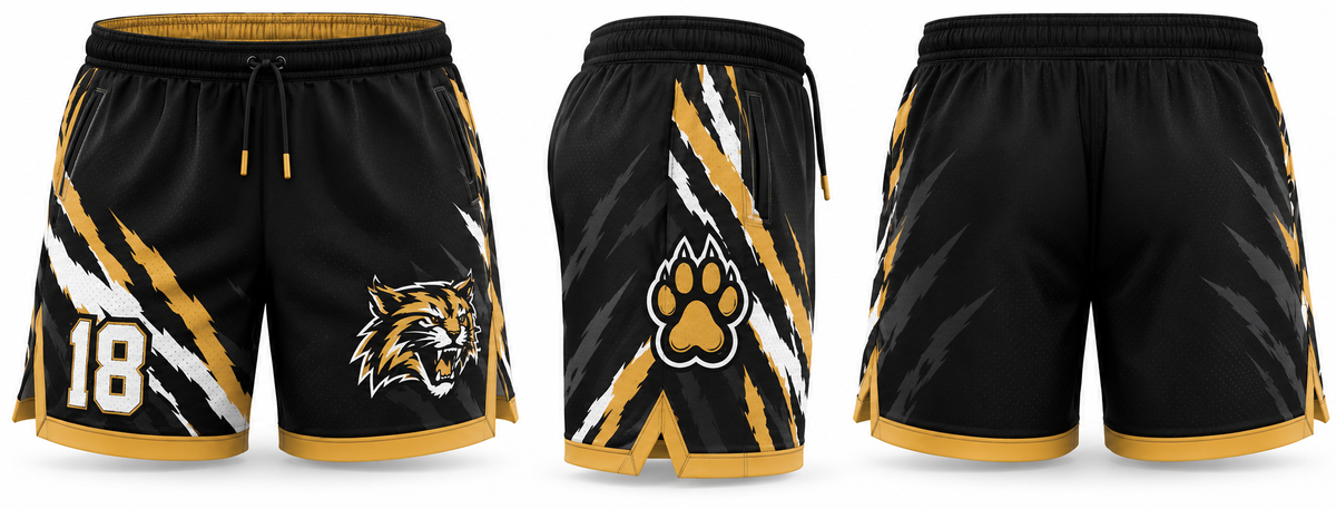 Lacrosse Elastic Waist Shorts 1