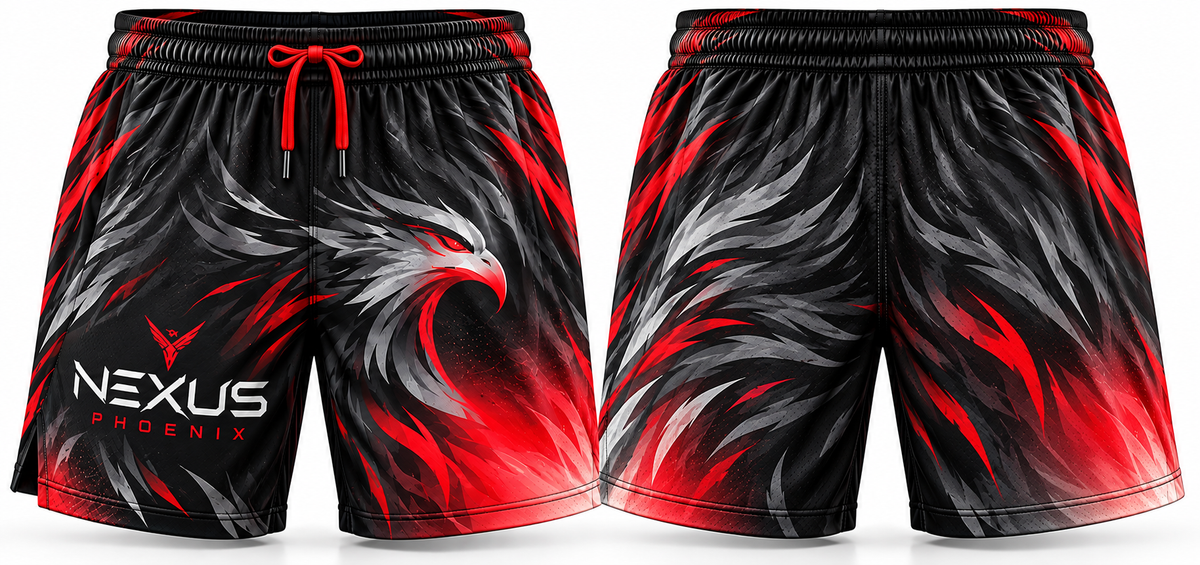 E-Sports Elastic Waist Shorts 1
