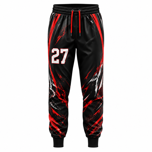 Unisex Fleece Joggers mockup 1