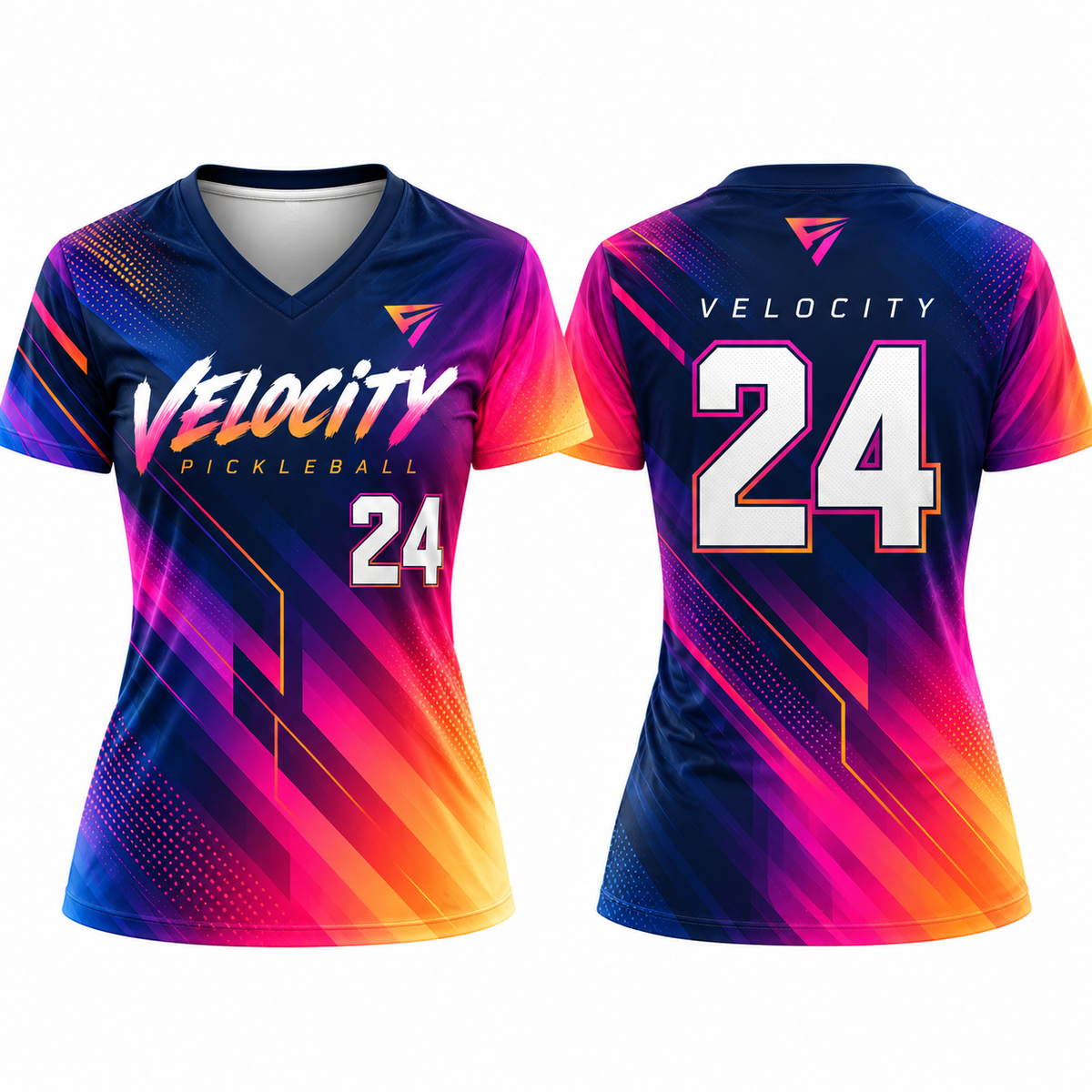 Women's Pickleball V-Neck Jersey