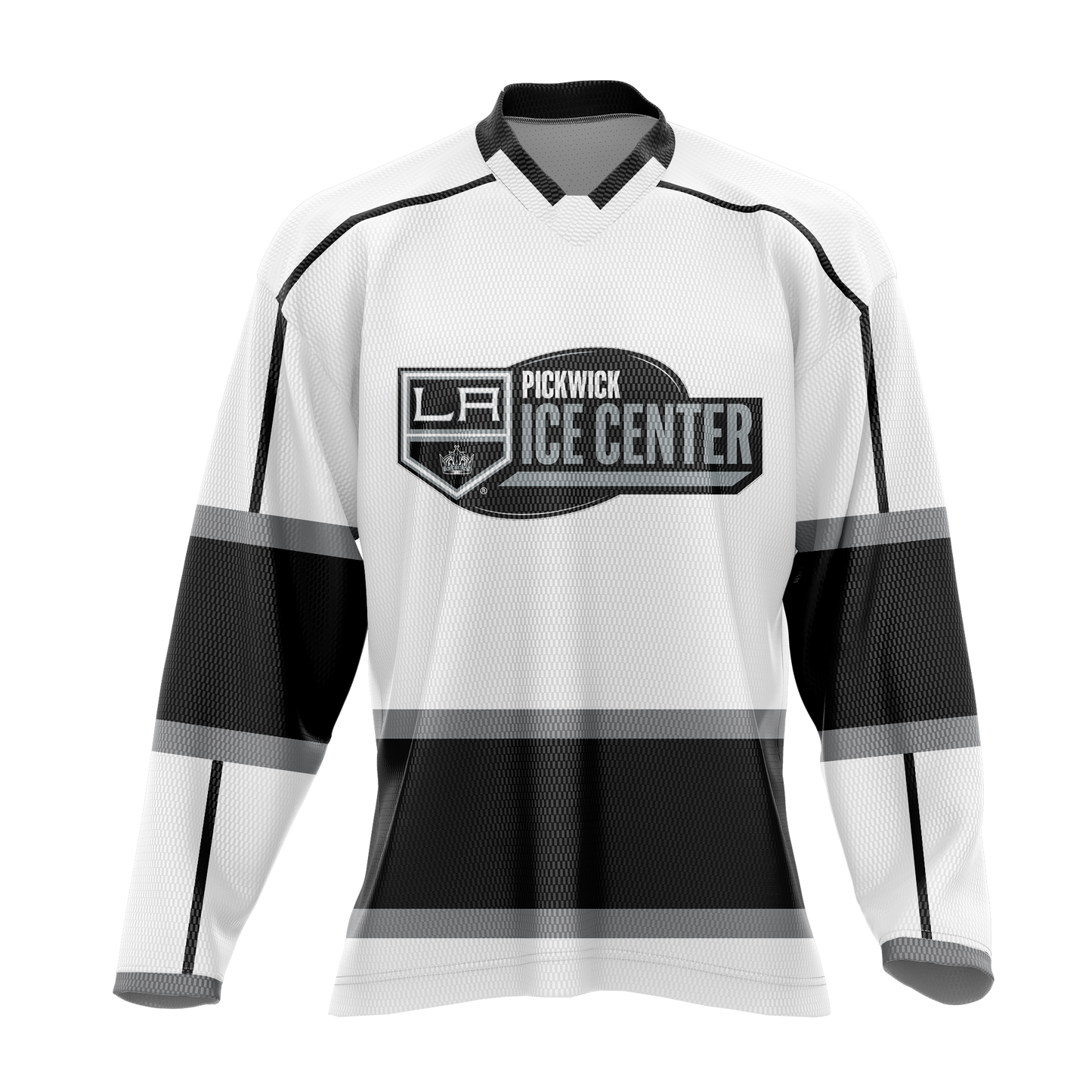 LA KINGS - Pickwick Ice Center - Ice Hockey Jersey - Light     Patriot Sports   Front View. Printed all over in HD on premium fabric. Handmade in California.  